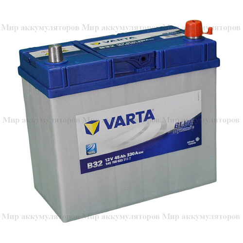 VARTA Blue Dynamic 45 а/ч (обр.пол.) (545 156) Asia (толс.кл.)