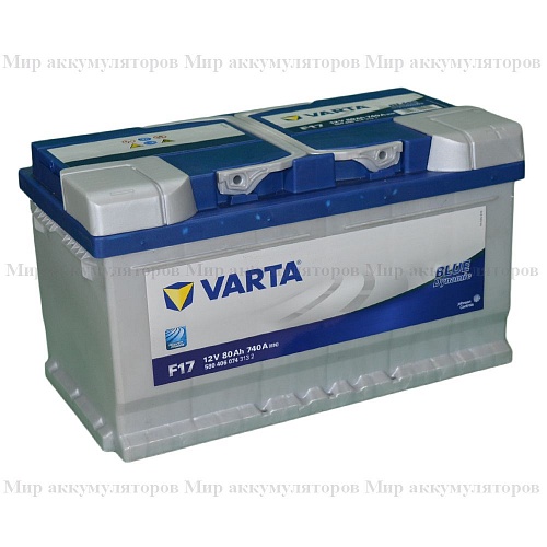 VARTA Blue Dynamic 80 а/ч (обр.пол.) (580 406 074) 